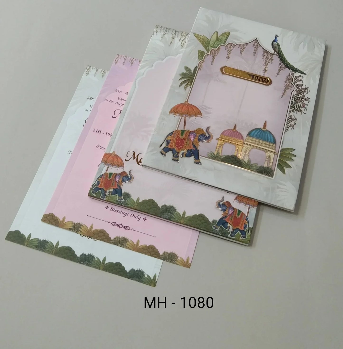 Gulshan Card Collection Designer Wedding Invitation Card (Pack of 50)