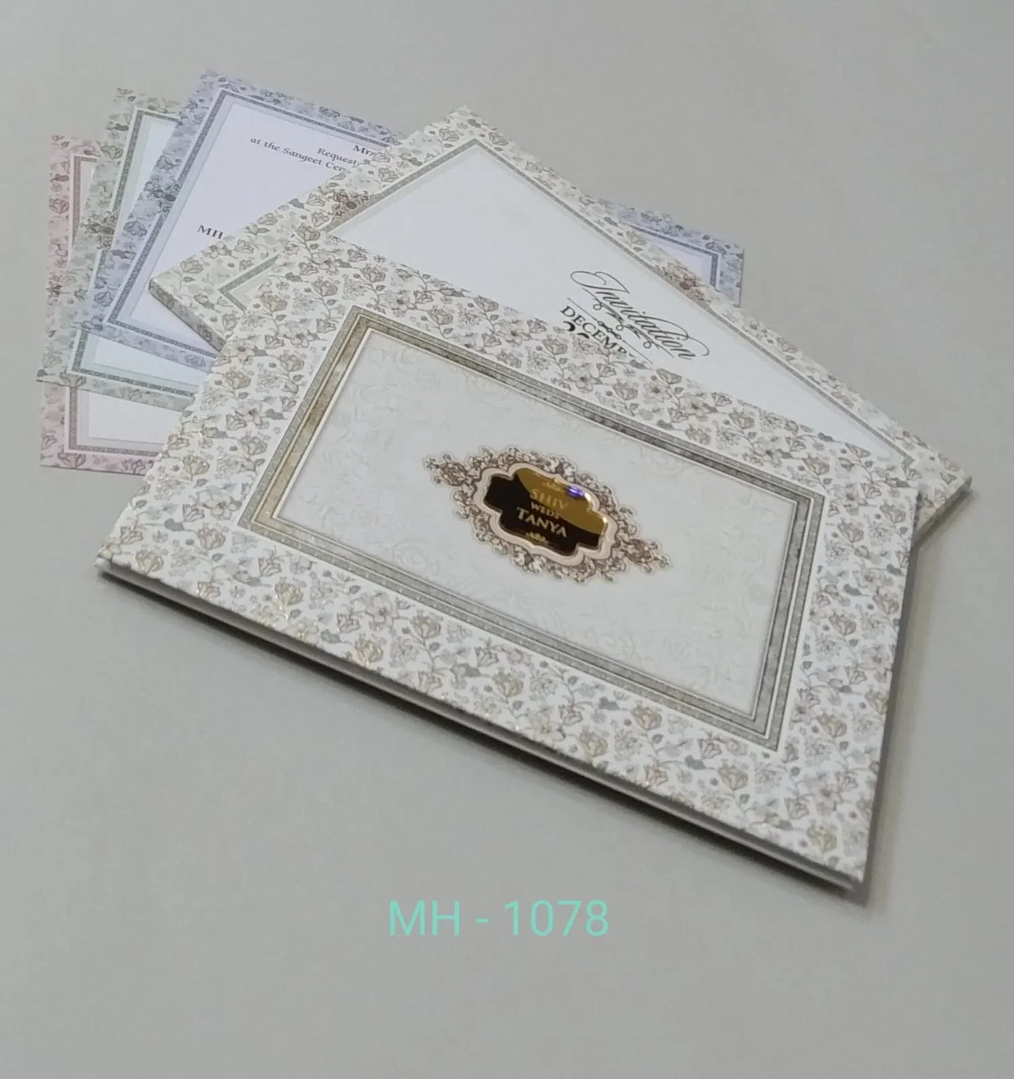 Gulshan Card Collection Designer Wedding Invitation Card (Pack of 50)