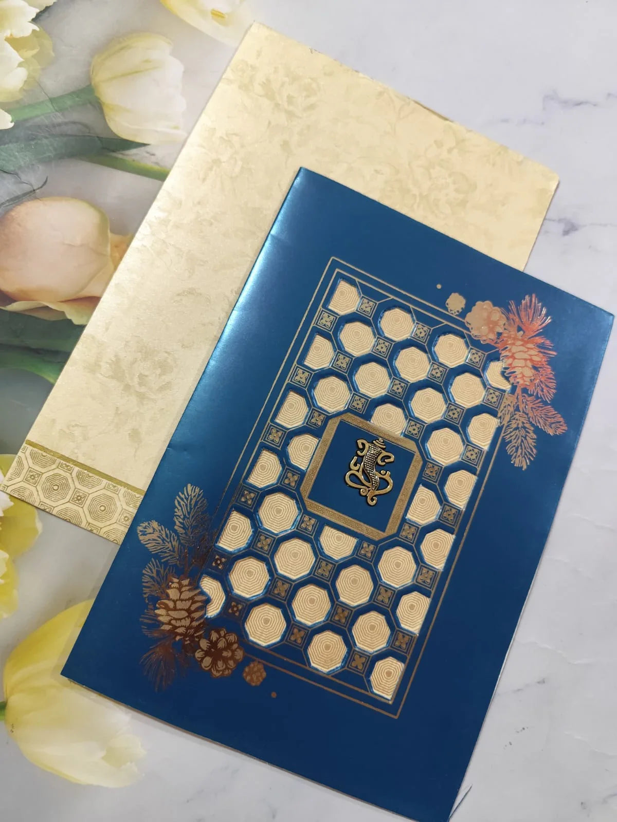 Gulshan Card Collection Designer Wedding Invitation Card (Pack of 50) FT (Size 27cm x 18 cm)