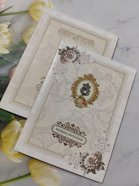 Gulshan Card Collection Designer Wedding Invitation Card (Pack of 50) AC 1125/145
