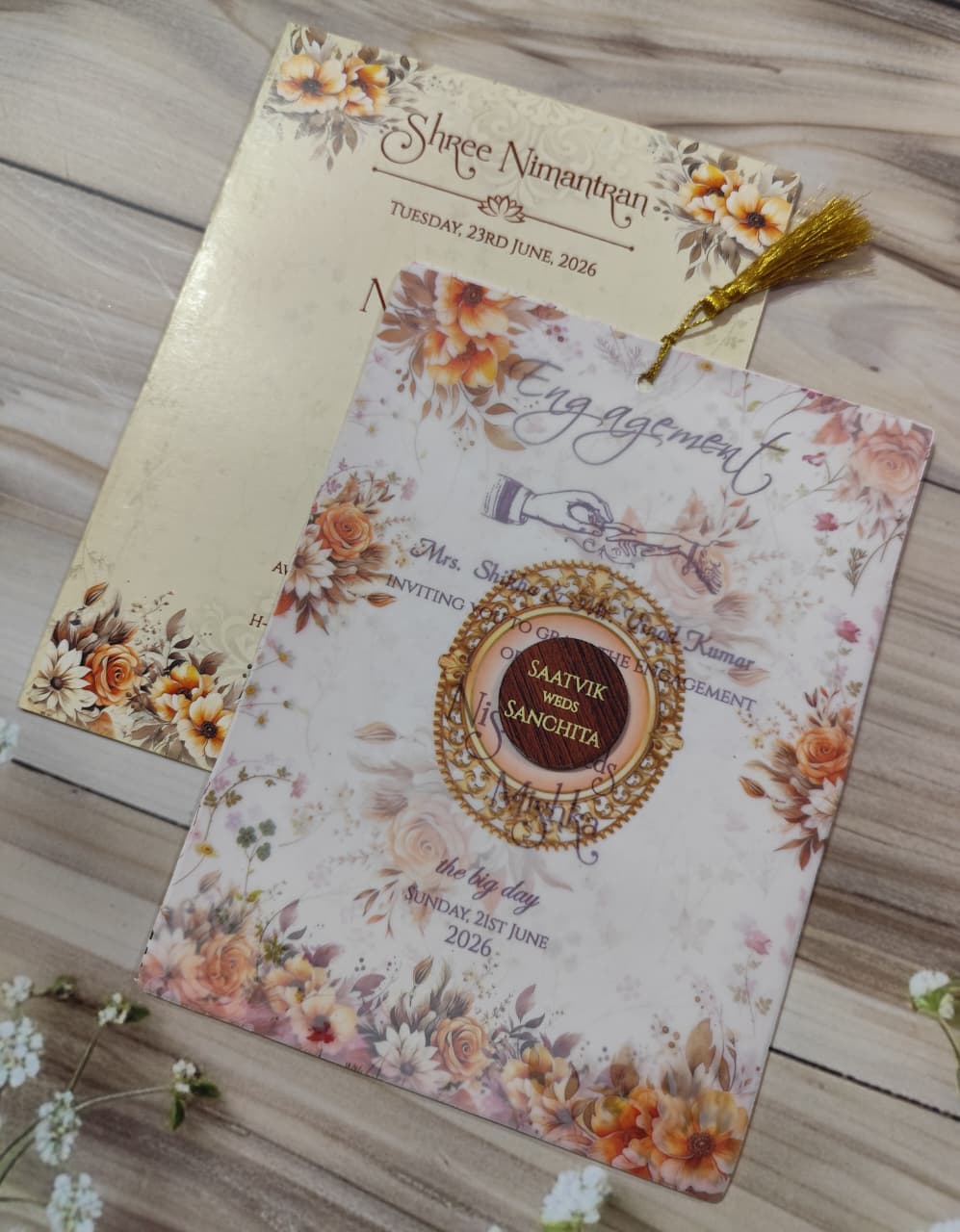 Gulshan Card Collection Designer Wedding Invitation Card (Pack of 50)