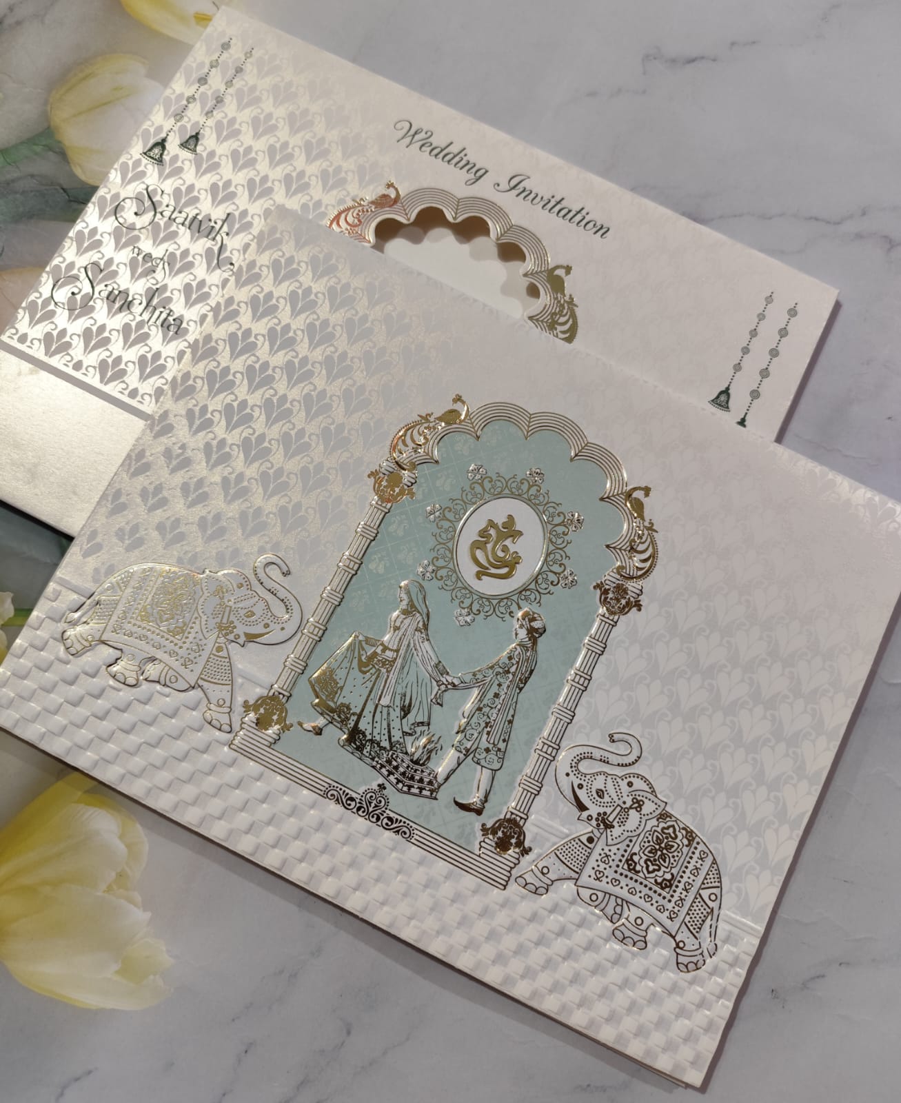 Gulshan Card Collection Designer Wedding Invitation Card (Pack of 50) RD