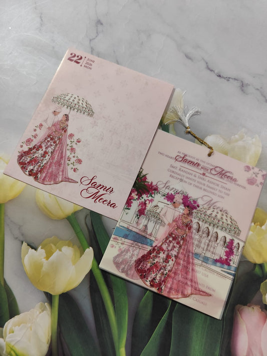Gulshan Card Collection Designer Wedding Invitation Card (Pack of 50)