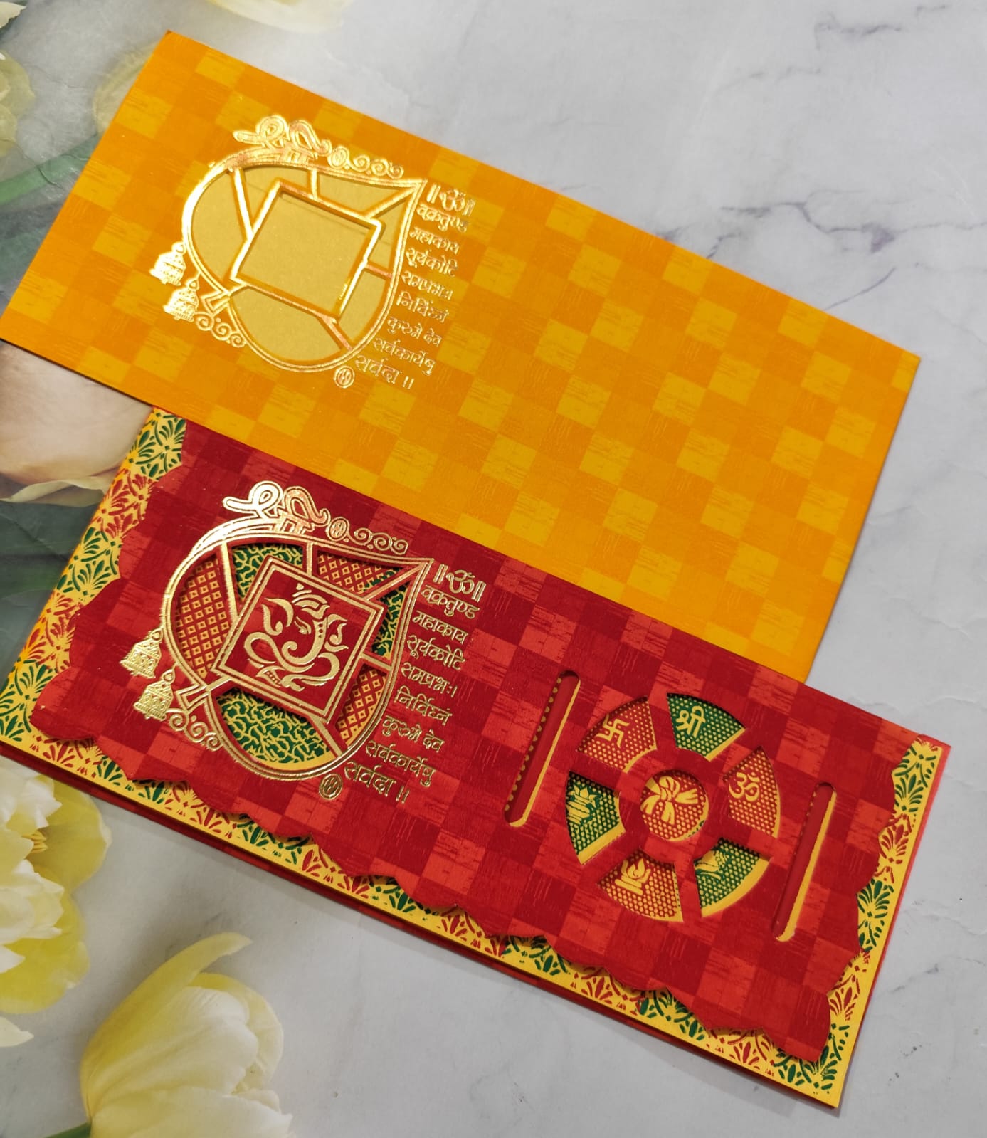 Gulshan Card Collection Designer Wedding Invitation Card (Pack of 50) RD