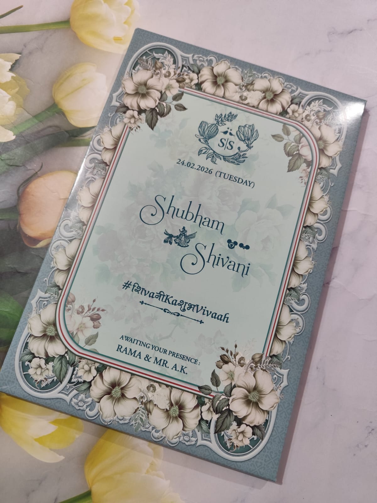 Gulshan Card Collection Designer Wedding Invitation Card (Pack of 50) AND