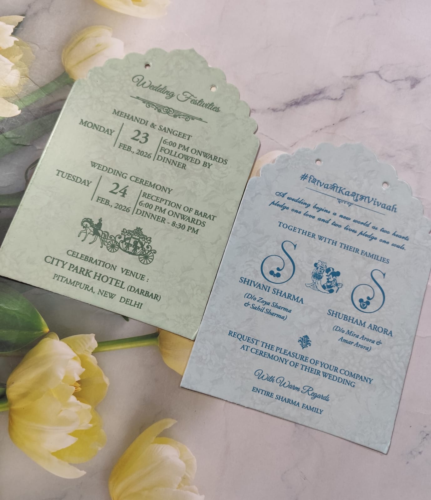 Gulshan Card Collection Designer Wedding Invitation Card (Pack of 50) AND