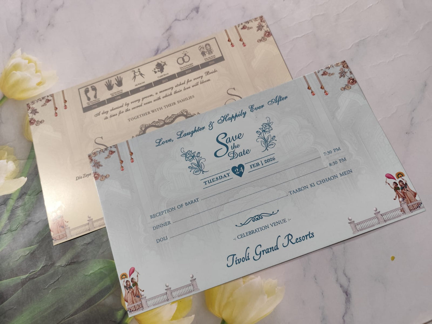 Gulshan Card Collection Designer Wedding Invitation Card (Pack of 50) AND