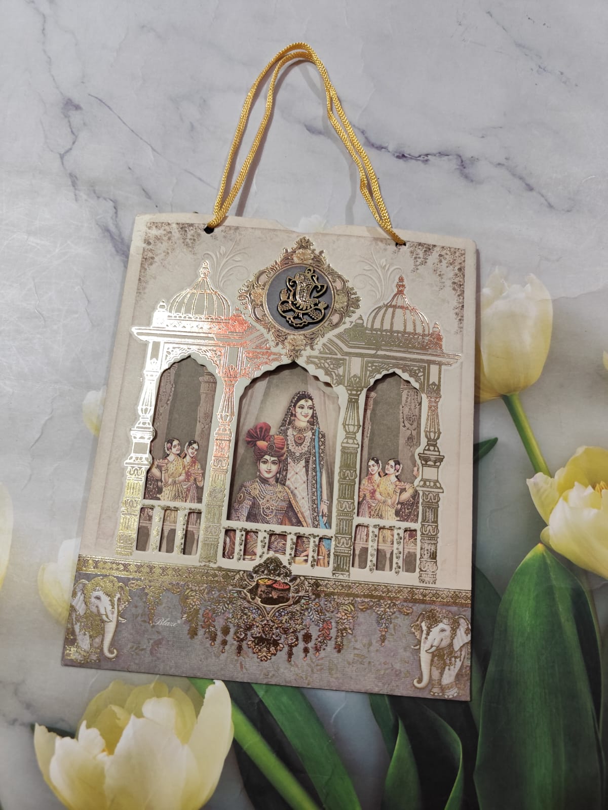 Gulshan Card Collection Designer Wedding Invitation Card (Pack of 50) RD