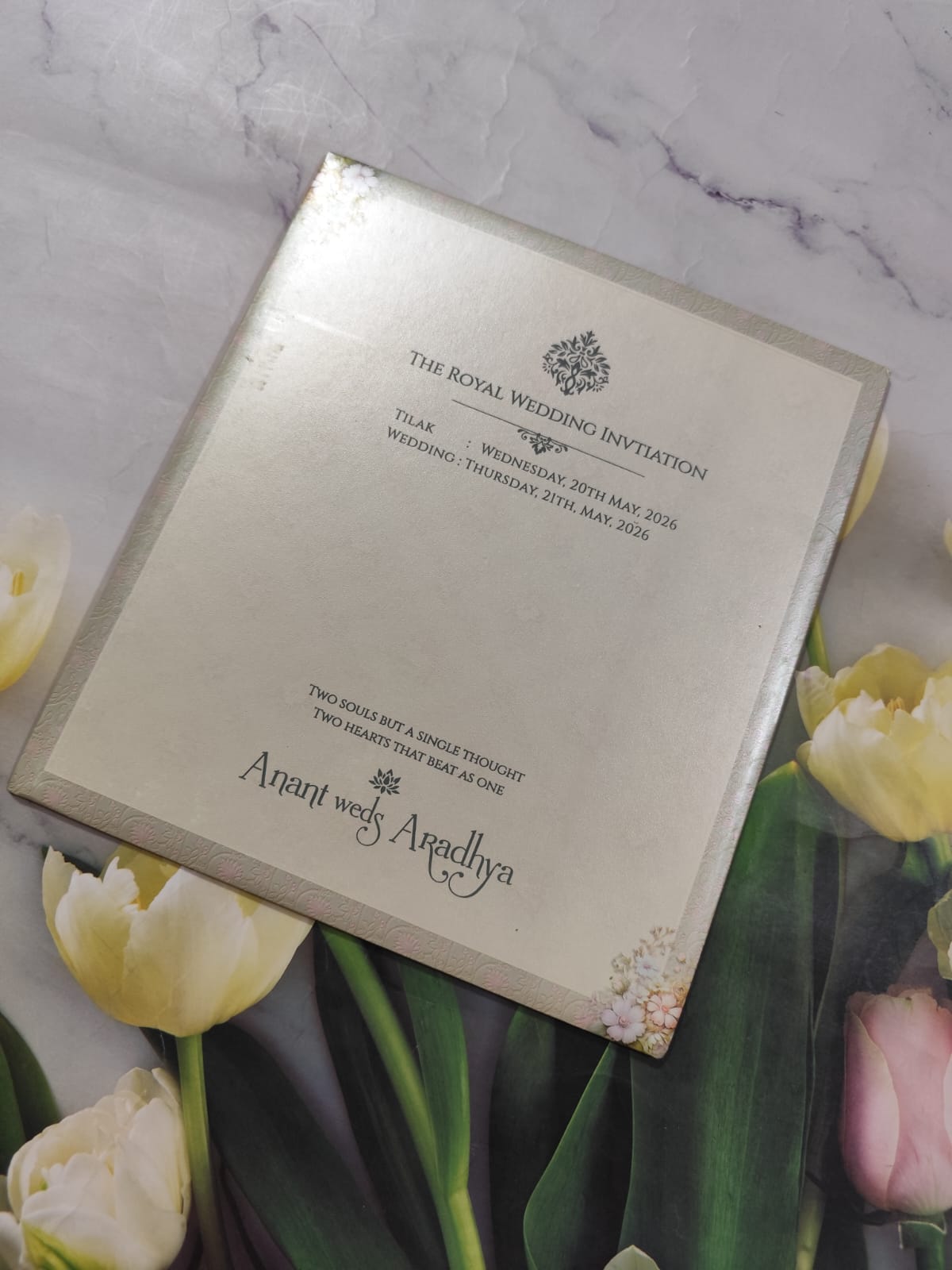 Gulshan Card Collection Designer Wedding Invitation Card (Pack of 50) RD