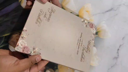 Gulshan Card Collection Designer Wedding Invitation Card (Pack of 50)