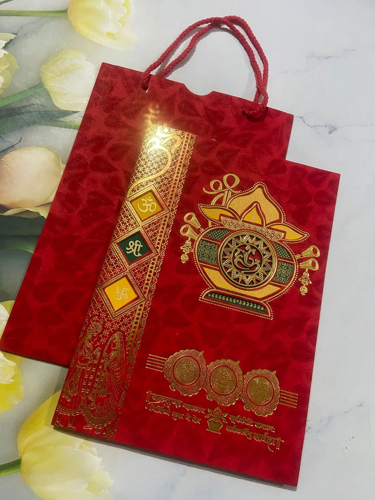 Gulshan Card Collection Designer Wedding Invitation Card (Pack of 50) HD