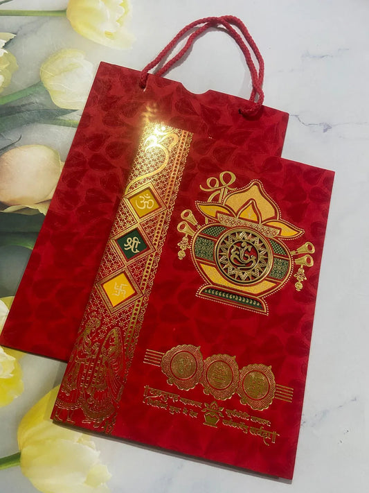 Gulshan Card Collection Designer Wedding Invitation Card (Pack of 50) HD