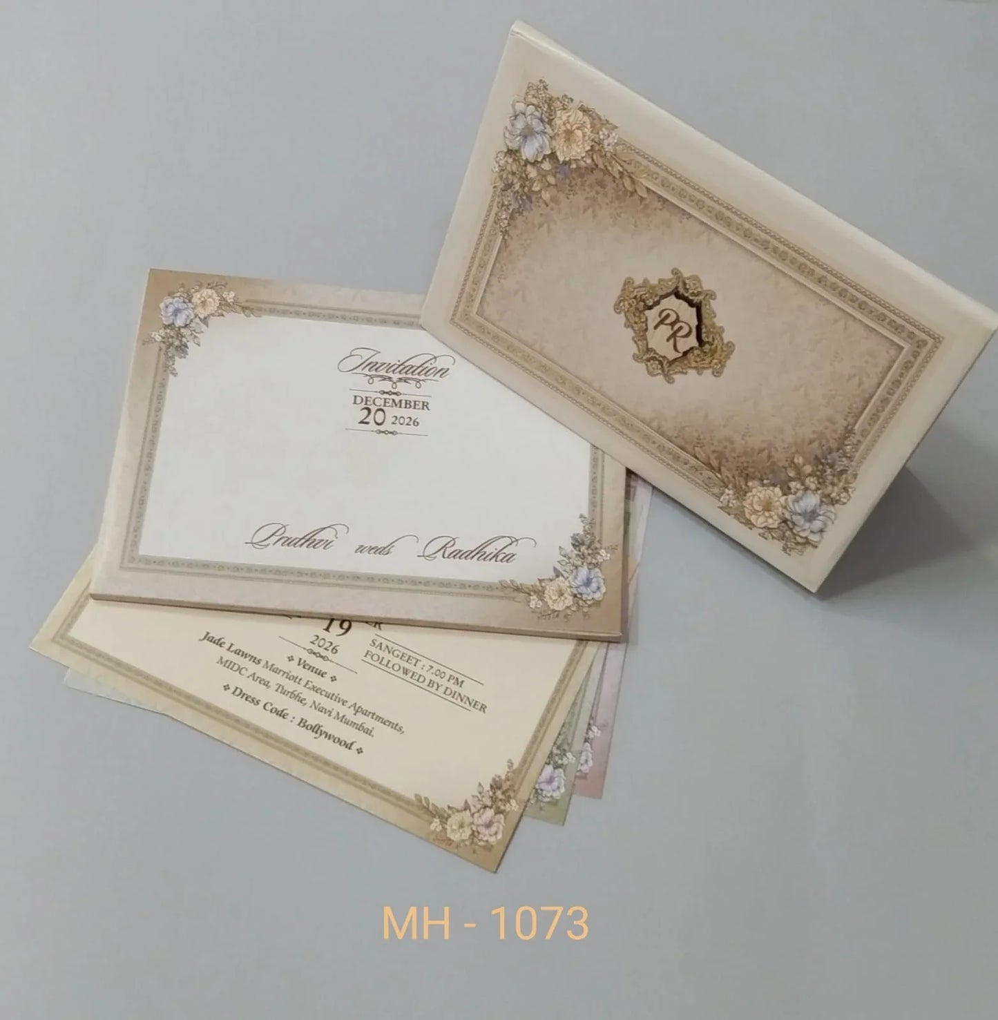 Gulshan Card Collection Designer Wedding Invitation Card (Pack of 50)