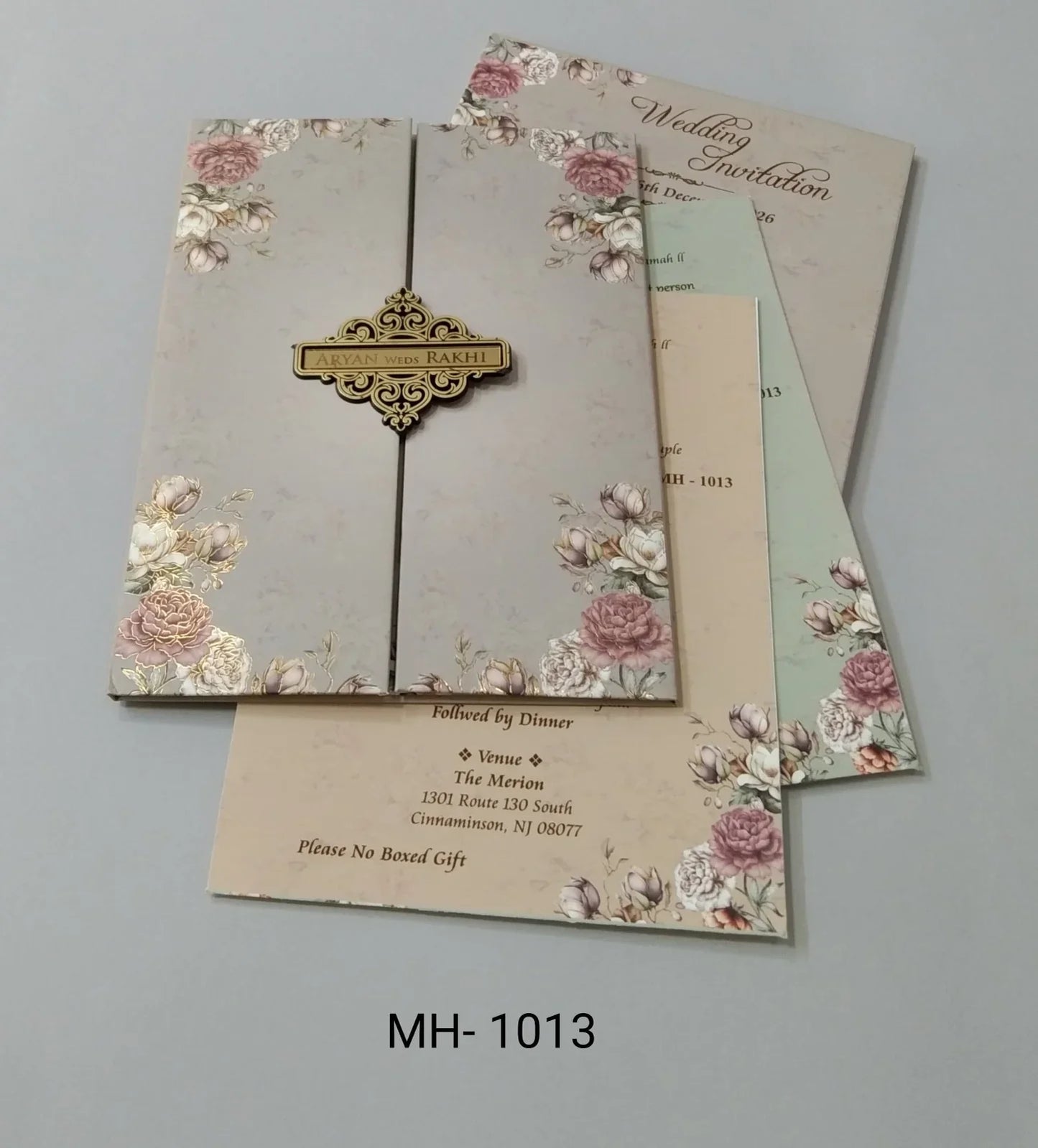 Gulshan Card Collection Designer Wedding Invitation Card (Pack of 50)