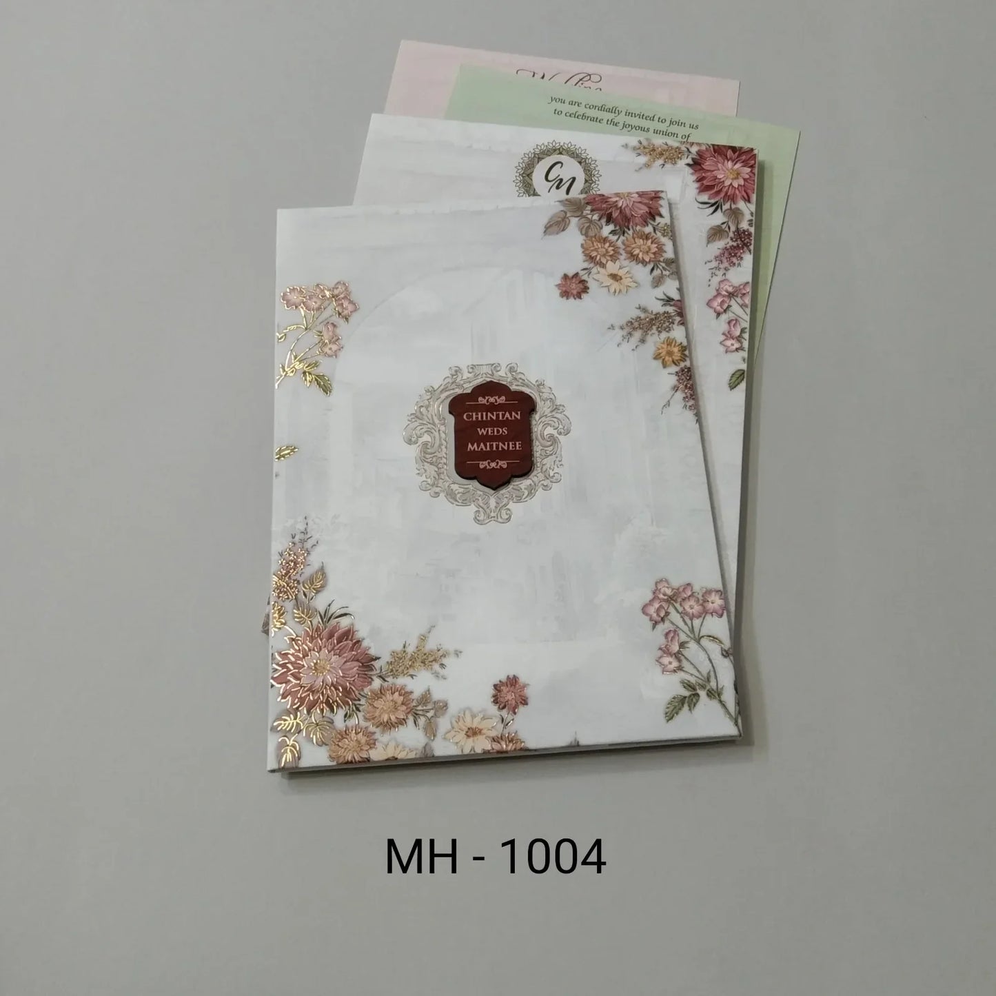 Gulshan Card Collection Designer Wedding Invitation Card (Pack of 50)