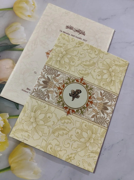 Gulshan Card Collection Designer Wedding Invitation Card (Pack of 50) FT