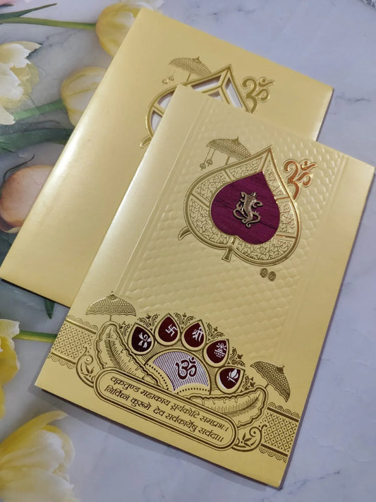 Gulshan Card Collection Designer Wedding Invitation Card (Pack of 50) 03 SD