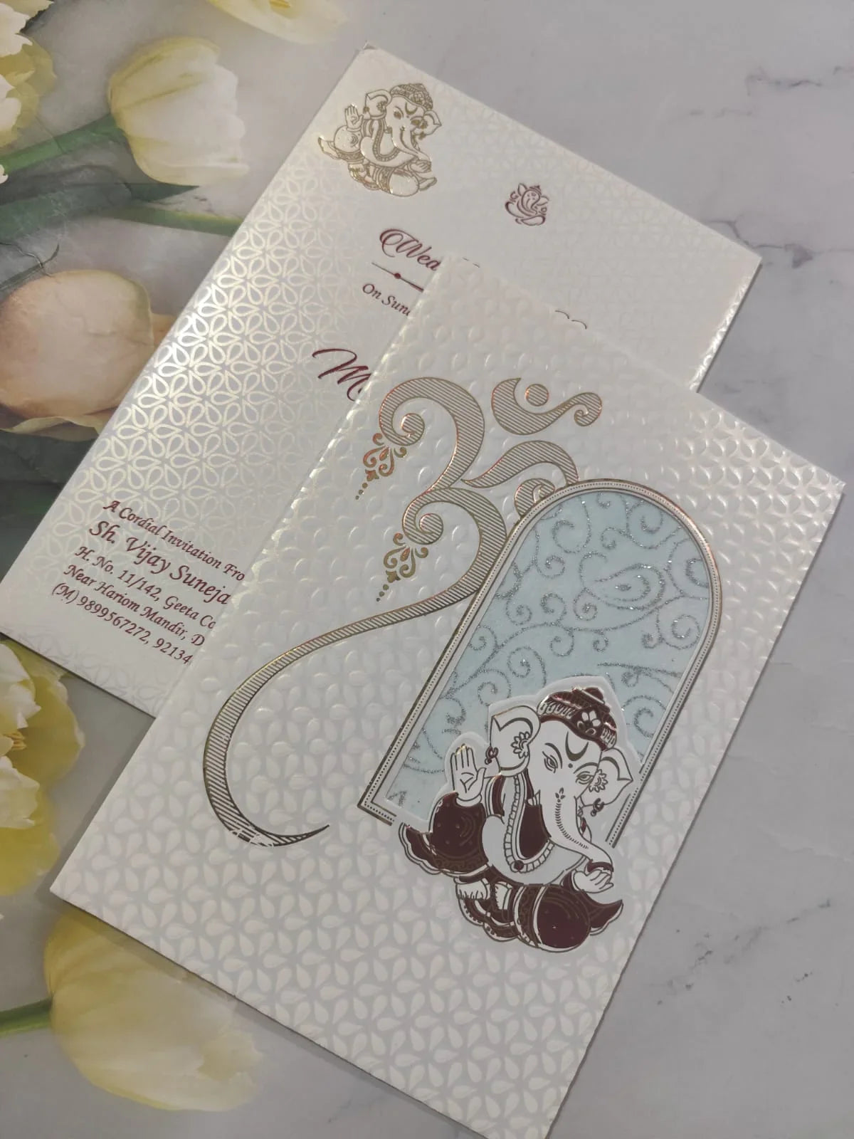 Gulshan Card Collection Designer Wedding Invitation Card (Pack of 50) 0013 SD