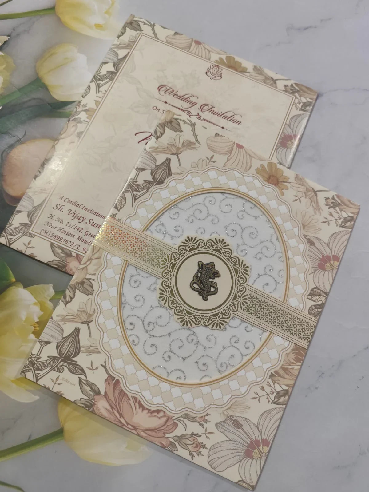 Gulshan Card Collection Designer Wedding Invitation Card (Pack of 50) 2702 SD