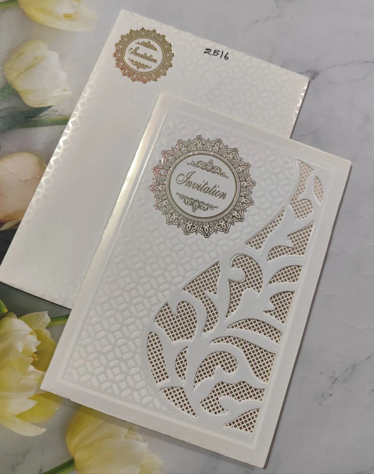 Gulshan Card Collection Designer Wedding Invitation Card (Pack of 50) VDV