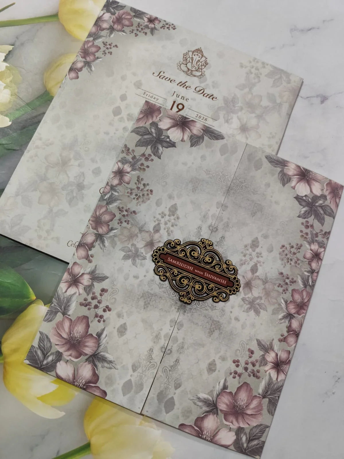 Gulshan Card Collection Designer Wedding Invitation Card (Pack of 50)