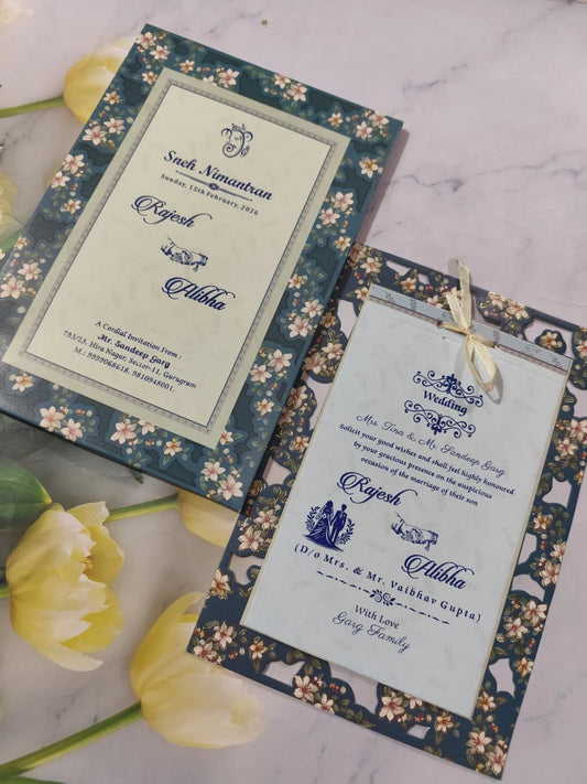Gulshan Card Collection Designer Wedding Invitation Card (Pack of 50) AC 1125/54