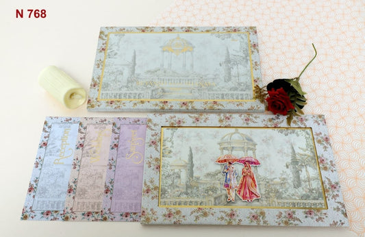 Gulshan Card Collection Designer Wedding Invitation Card (Pack of 50)