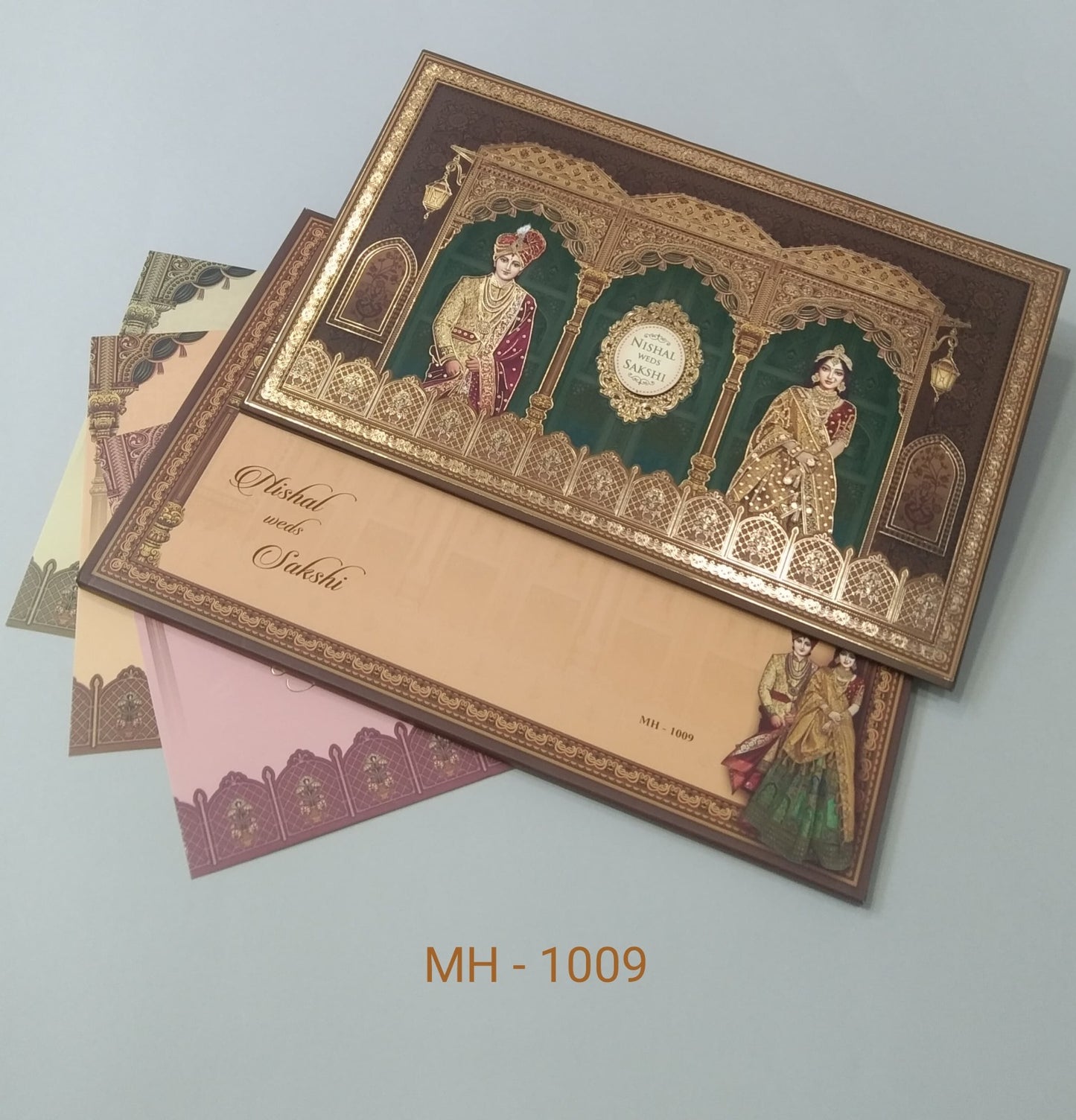 Gulshan Card Collection Designer Wedding Invitation Card (Pack of 50)