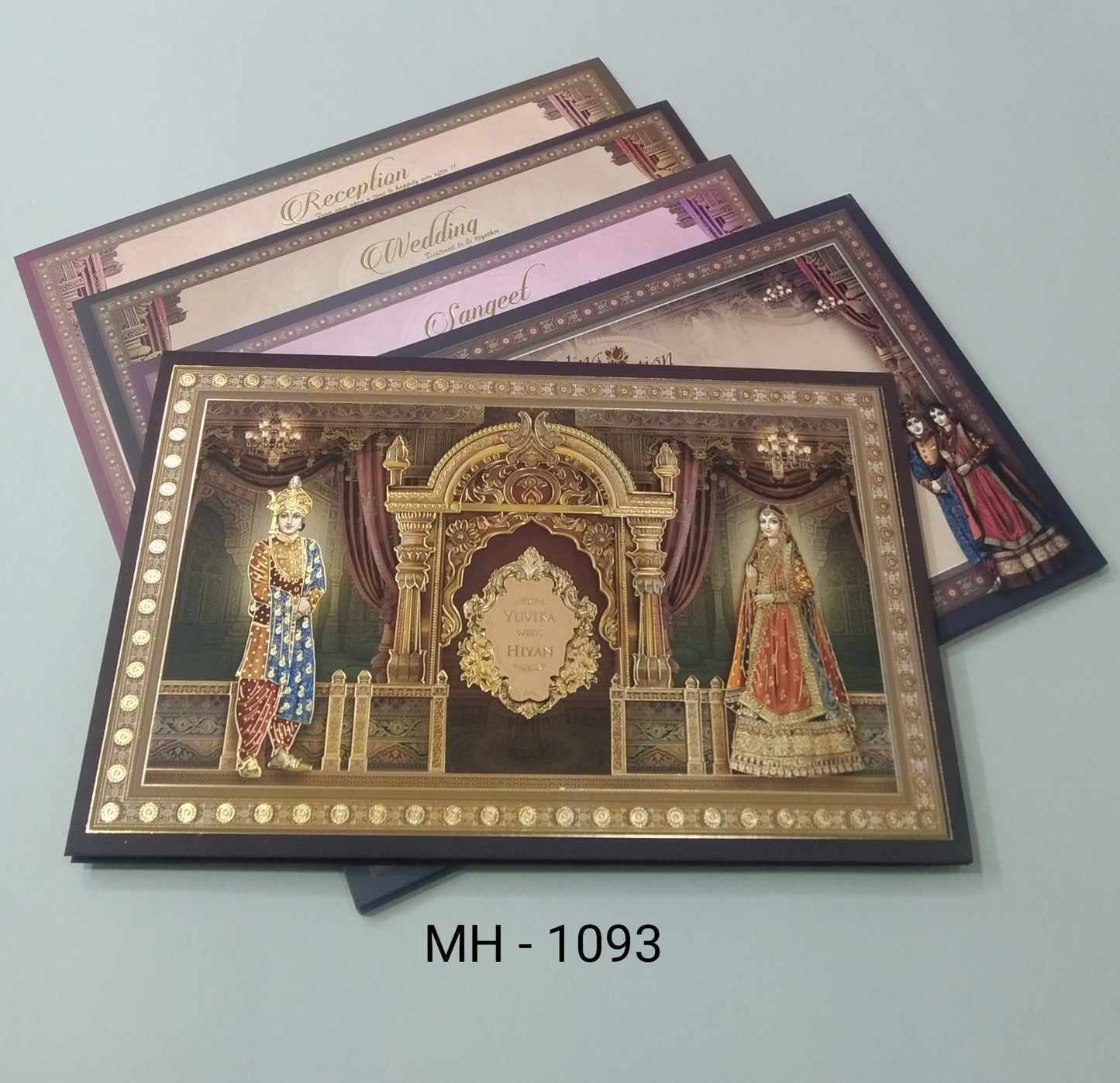 Gulshan Card Collection Designer Wedding Invitation Card (Pack of 50)