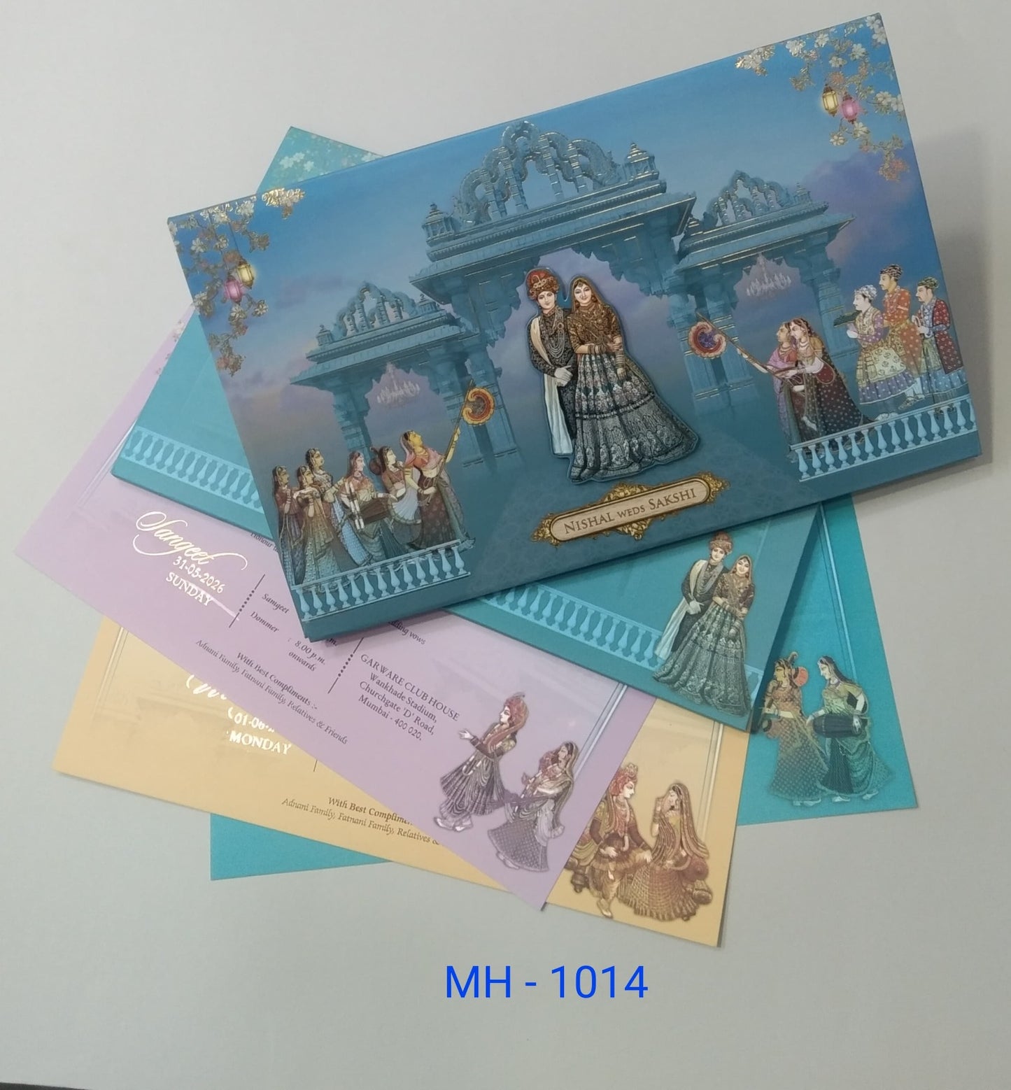 Gulshan Card Collection Designer Wedding Invitation Card (Pack of 50)