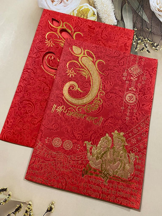 Gulshan Card Collection Designer Wedding Invitation Card (Pack of 50)