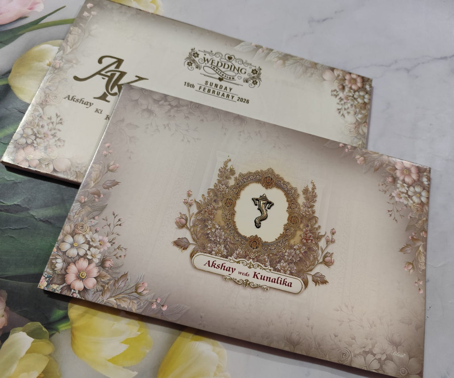 Gulshan Card Collection Designer Wedding Invitation Card (Pack of 50) AC 1125/62