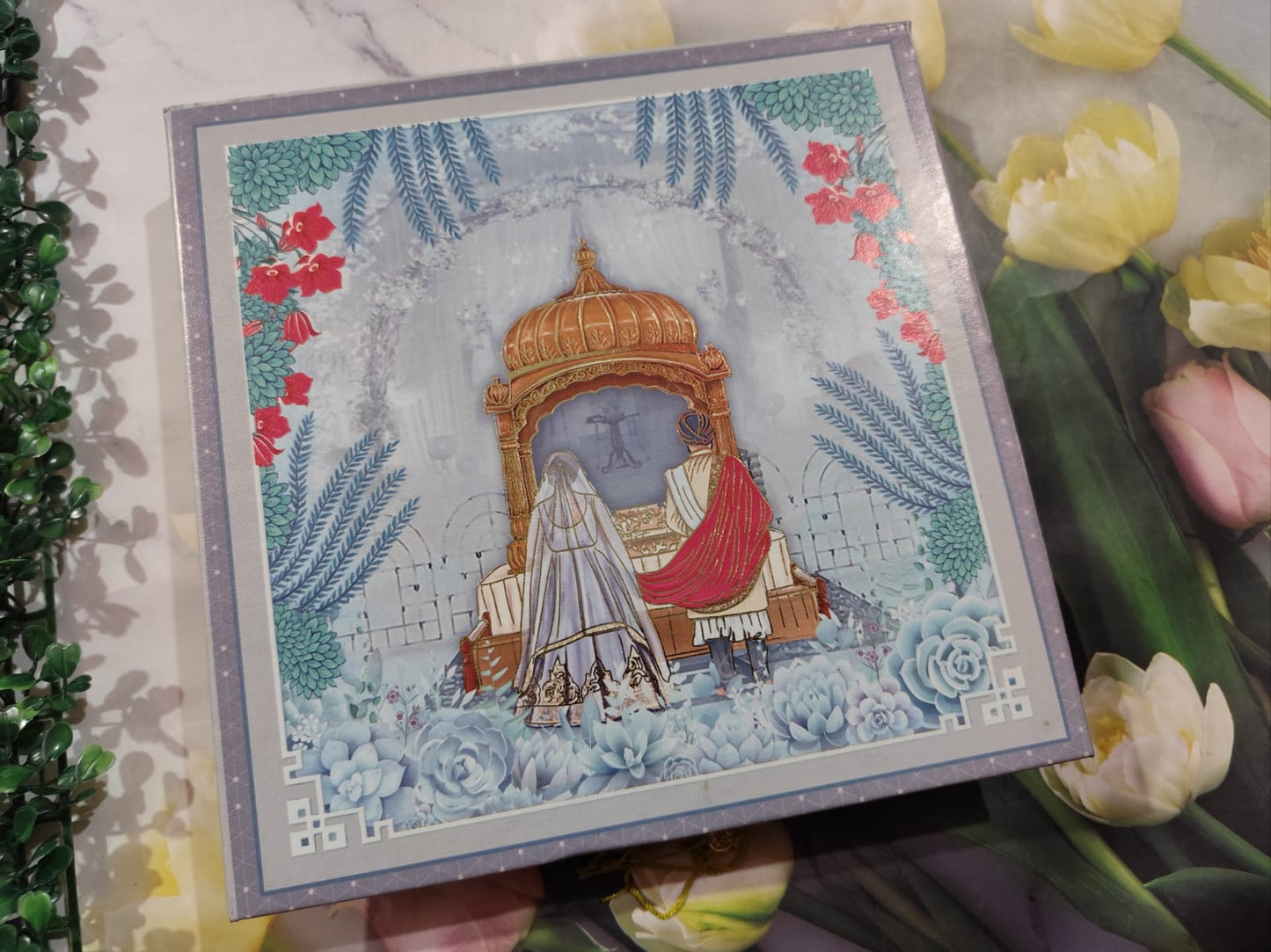 Gulshan Card Collection Designer Bhaji Box (Pack of 10)