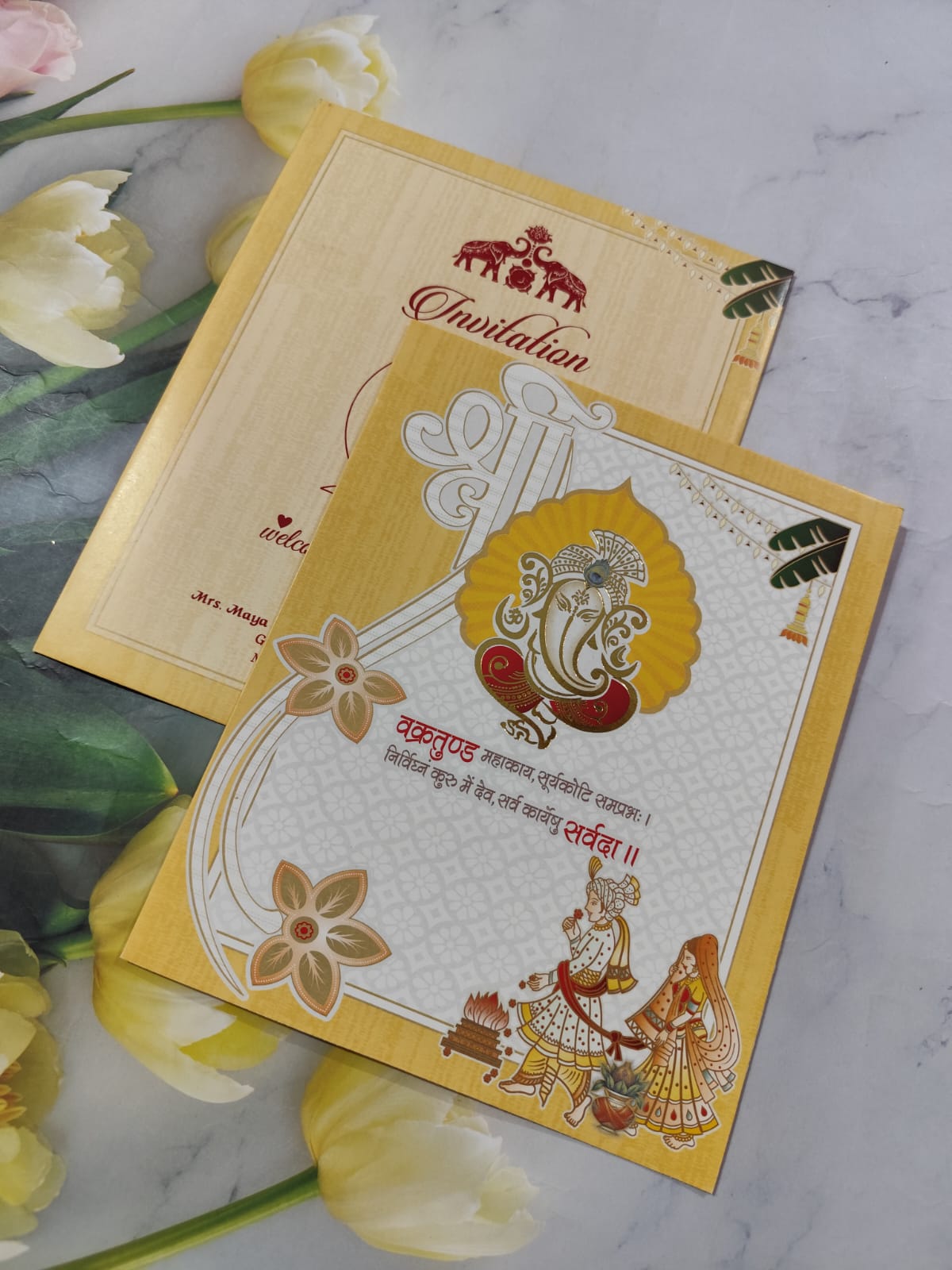 Gulshan Card Collection Designer Wedding Invitation Card (Pack of 50) AC 1125/106