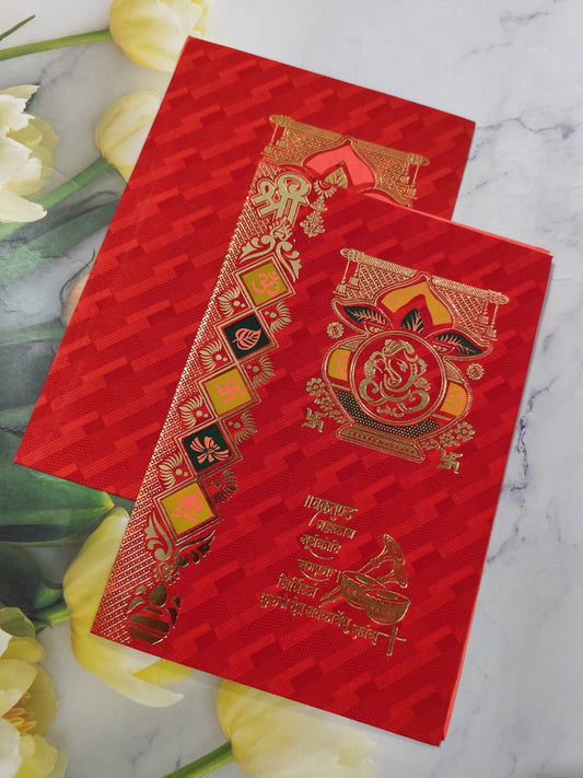 Gulshan Card Collection Designer Wedding Invitation Card (Pack of 50) SU