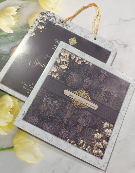 Gulshan Card Collection Designer Wedding Invitation Card (Pack of 50) RD