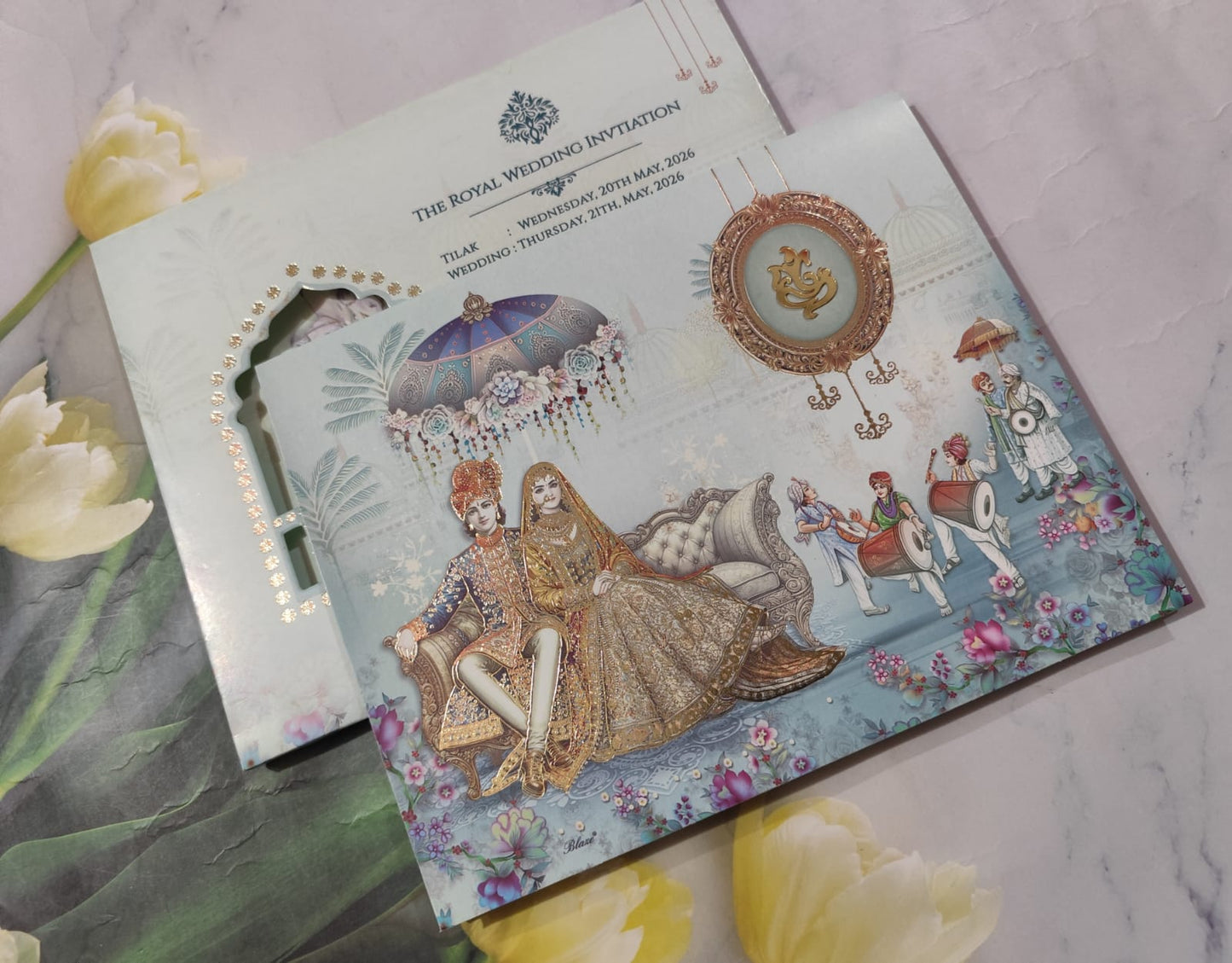 Gulshan Card Collection Designer Wedding Invitation Card (Pack of 50) RD