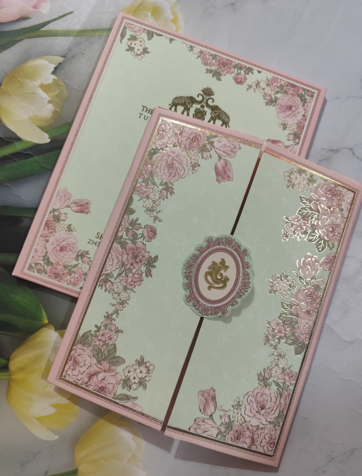 Gulshan Card Collection Designer Wedding Invitation Card (Pack of 50) RD