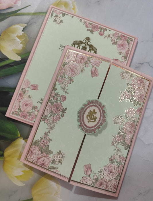 Gulshan Card Collection Designer Wedding Invitation Card (Pack of 50) RD