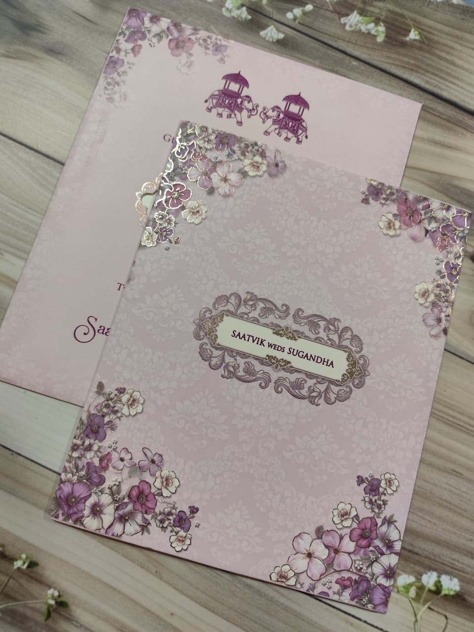 Gulshan Card Collection Designer Wedding Invitation Card (Pack of 50)