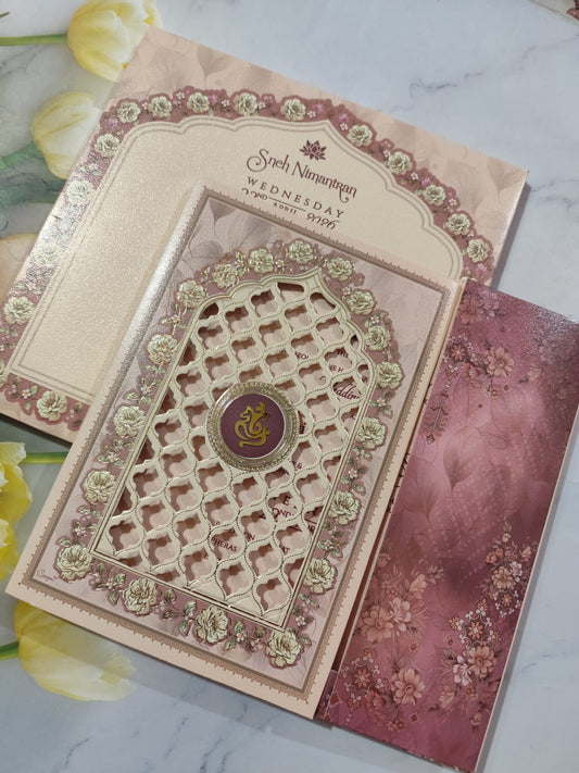 Gulshan Card Collection Designer Wedding Invitation Card (Pack of 50) RD