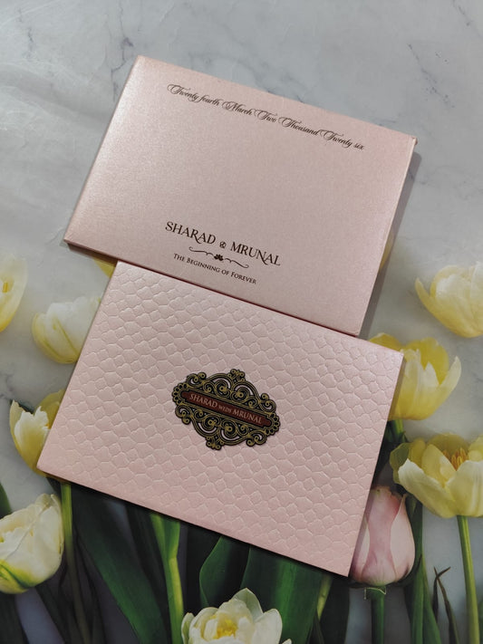 Gulshan Card Collection Designer Wedding Invitation Card (Pack of 50)