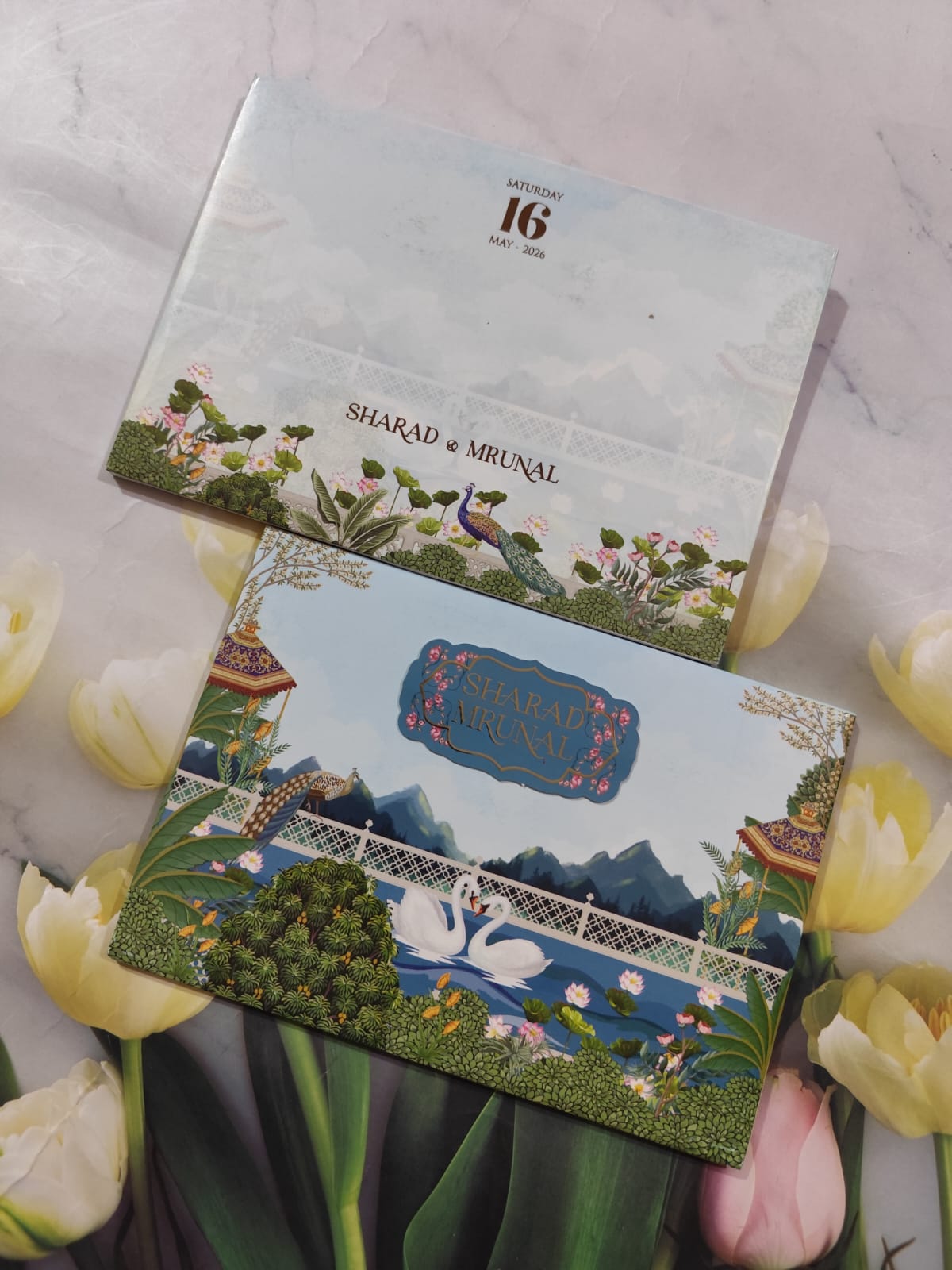 Gulshan Card Collection Designer Wedding Invitation Card (Pack of 50)