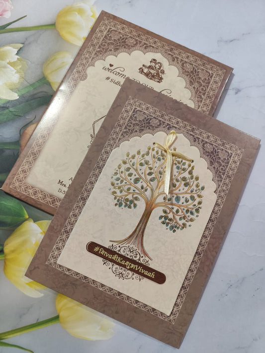 Gulshan Card Collection Designer Wedding Invitation Card (Pack of 50) AND