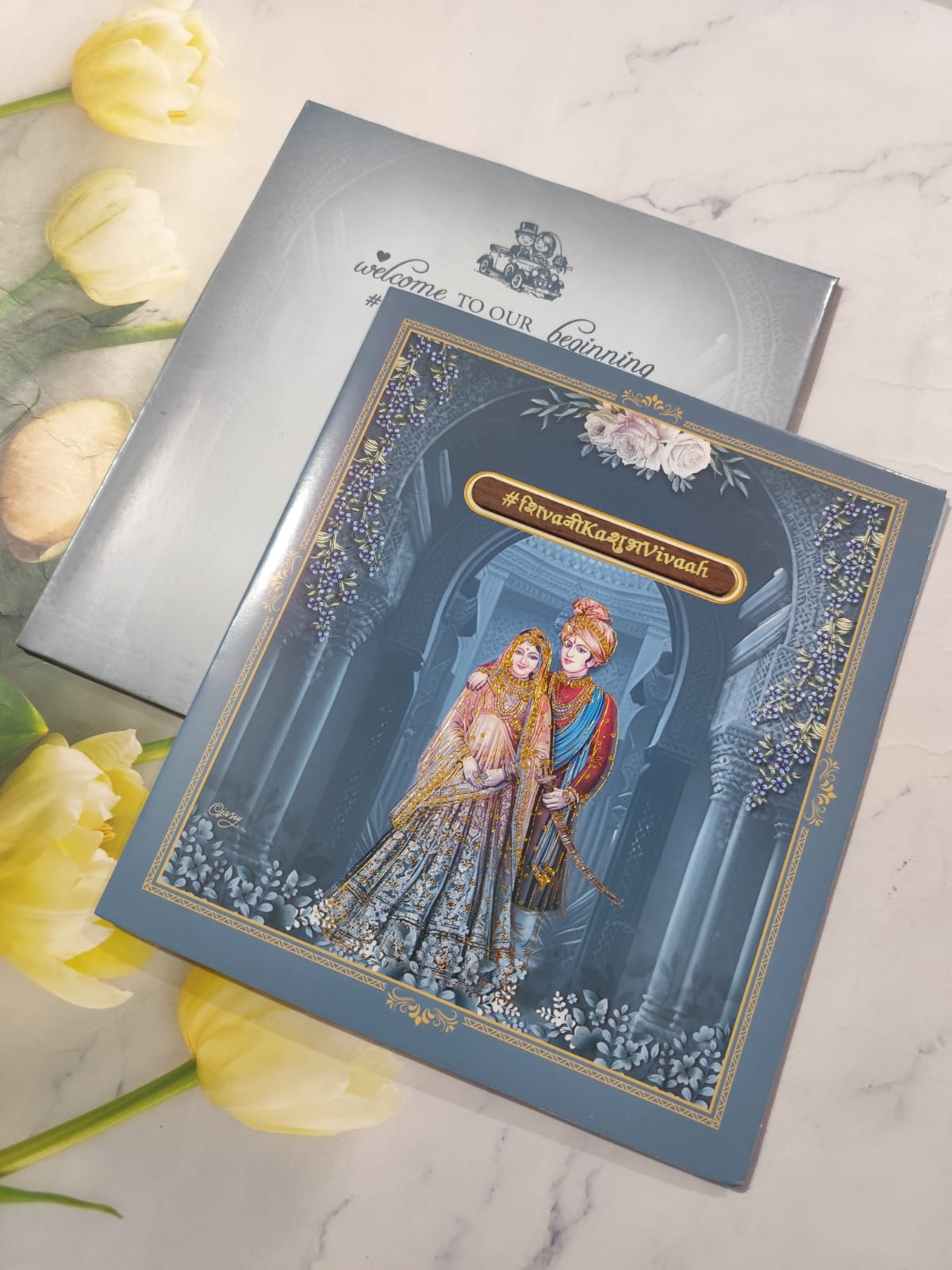 Gulshan Card Collection Designer Wedding Invitation Card (Pack of 50) AND