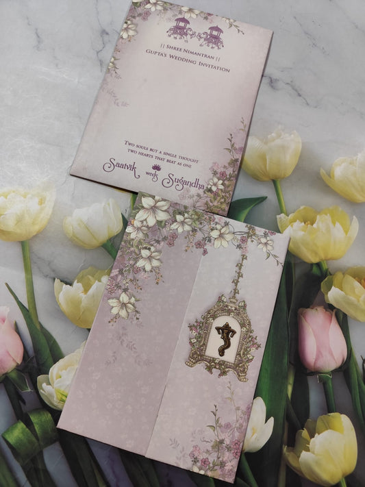 Gulshan Card Collection Designer Wedding Invitation Card (Pack of 50) RD