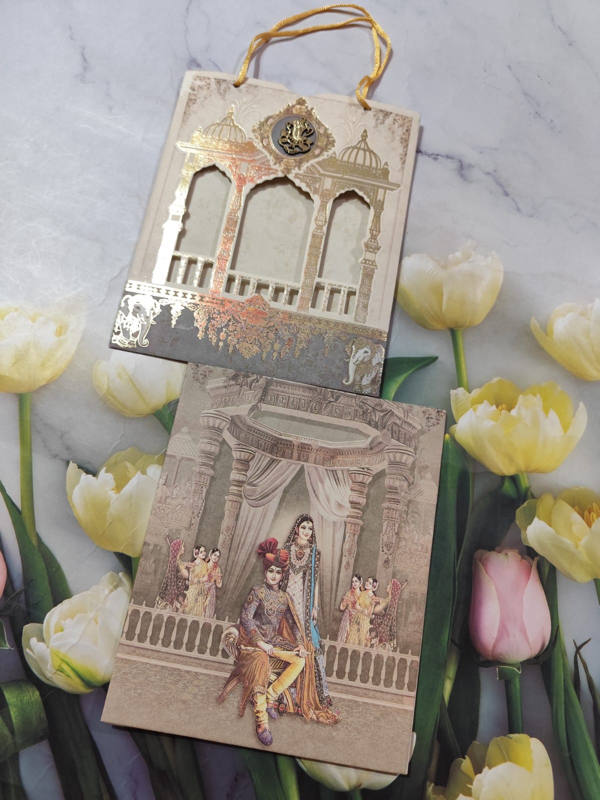 Gulshan Card Collection Designer Wedding Invitation Card (Pack of 50) RD