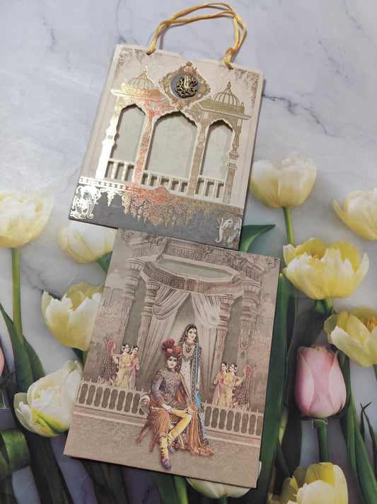 Gulshan Card Collection Designer Wedding Invitation Card (Pack of 50) RD