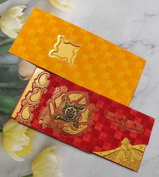 Gulshan Card Collection Designer Wedding Invitation Card (Pack of 50) RD