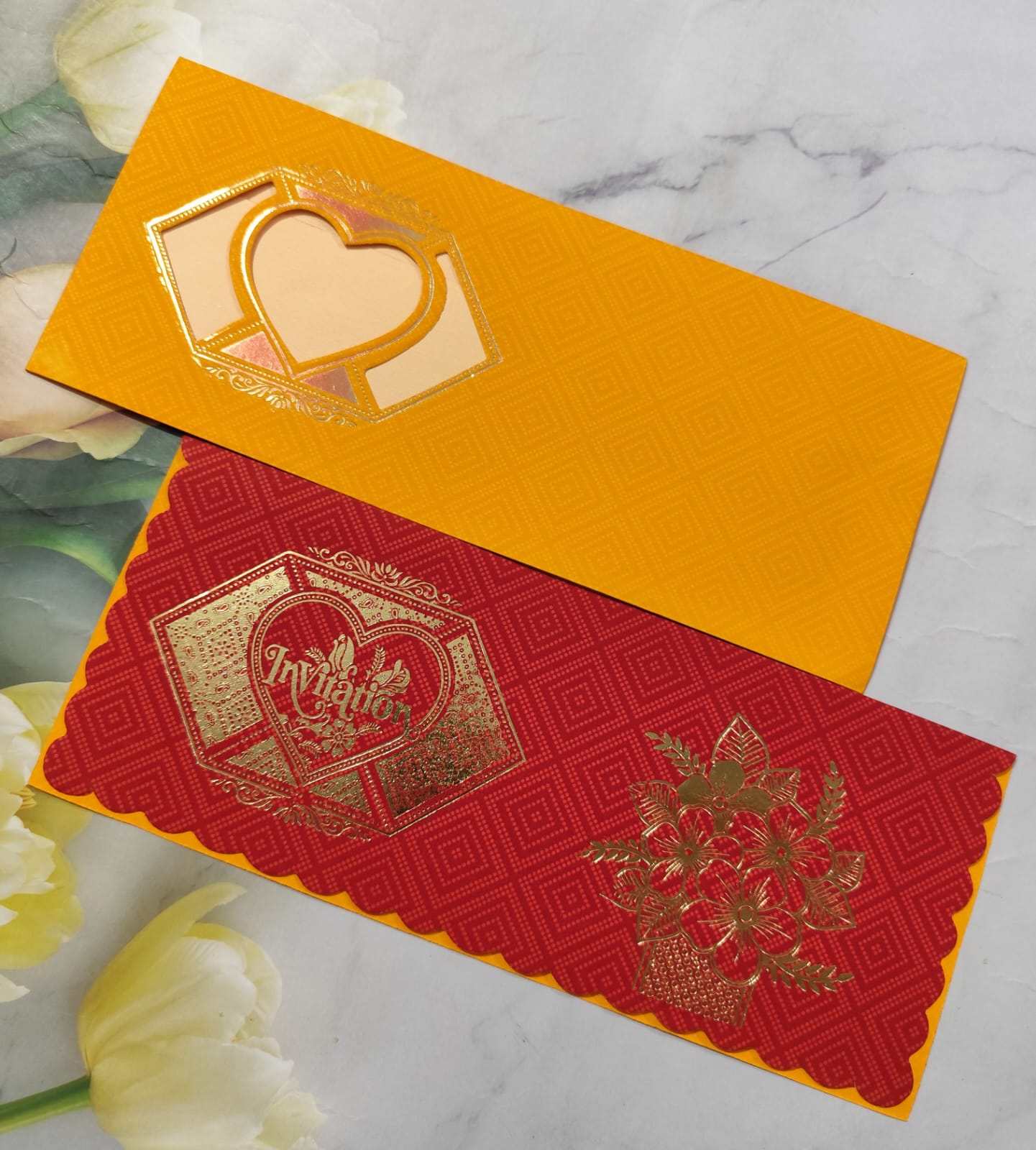 Gulshan Card Collection Designer Wedding Invitation Card (Pack of 50) RD